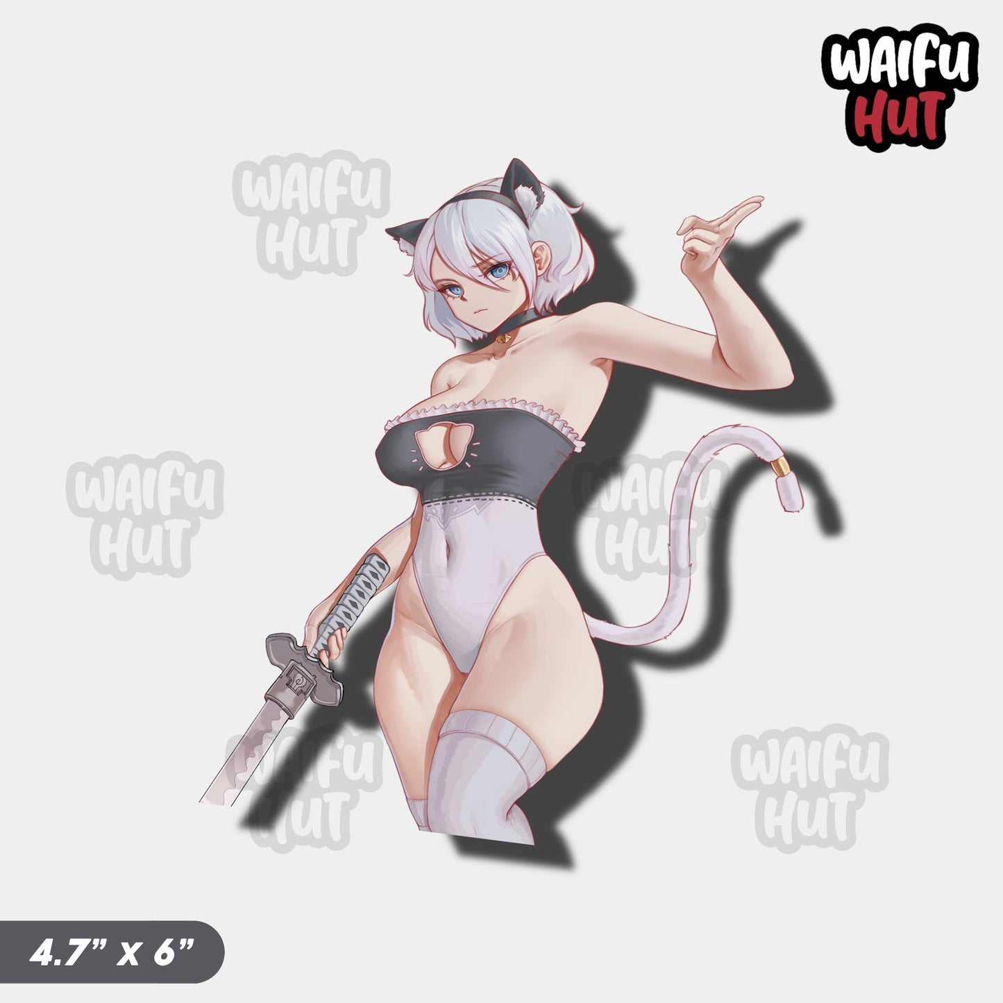 2B Kitty Sticker