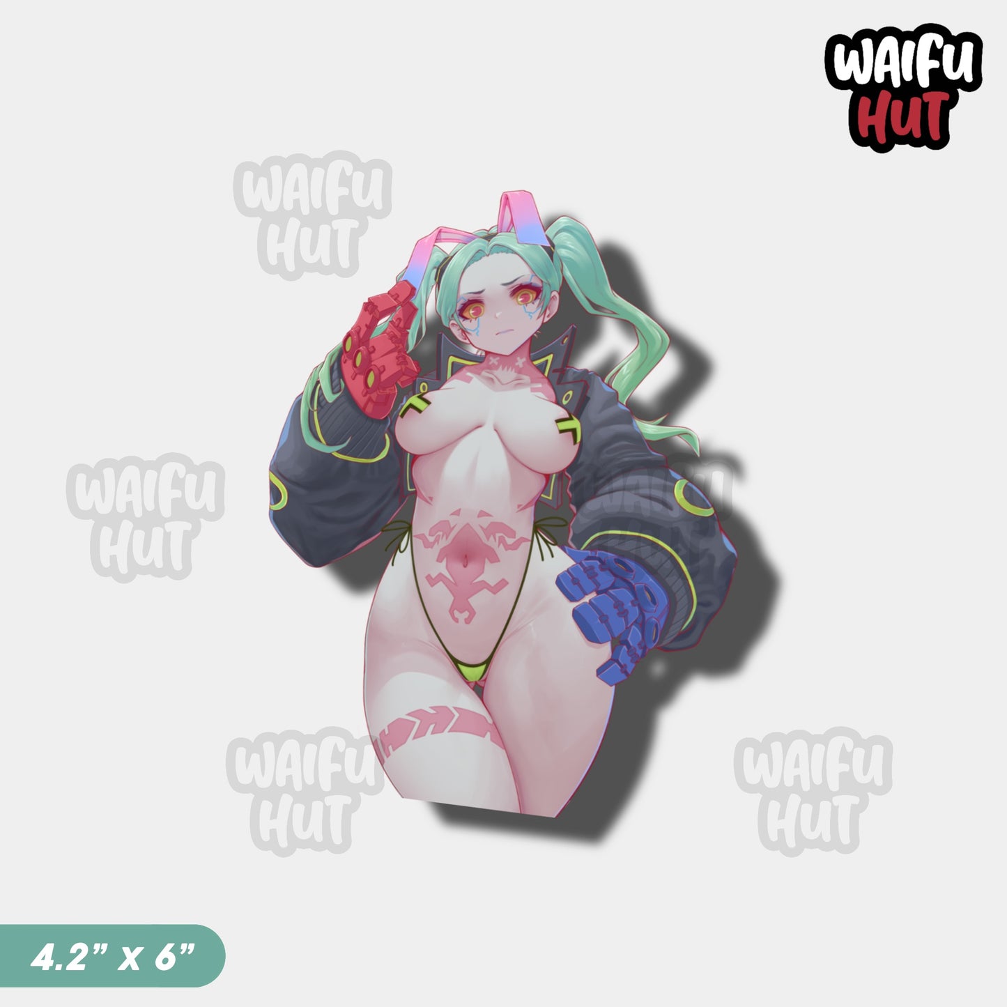 Pasty Bunny Rebecca Sticker