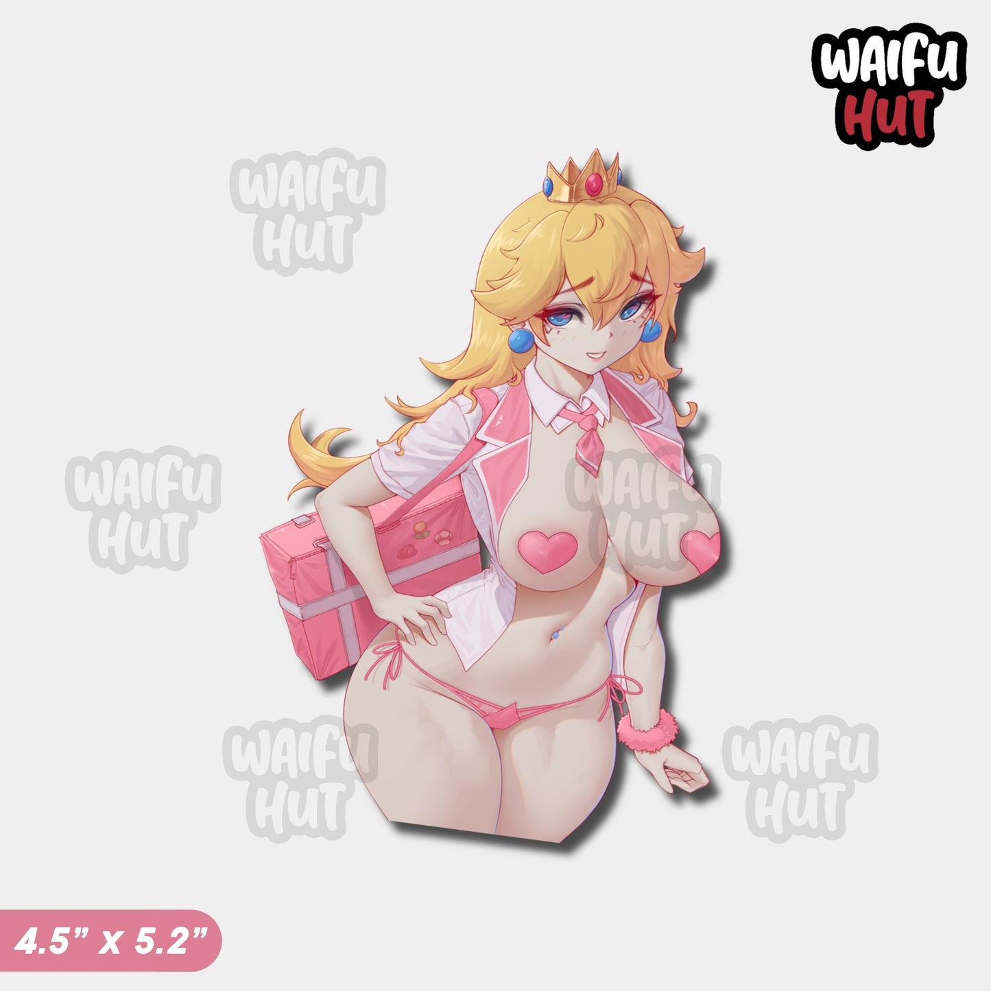 Pasty Peach Delivery Sticker