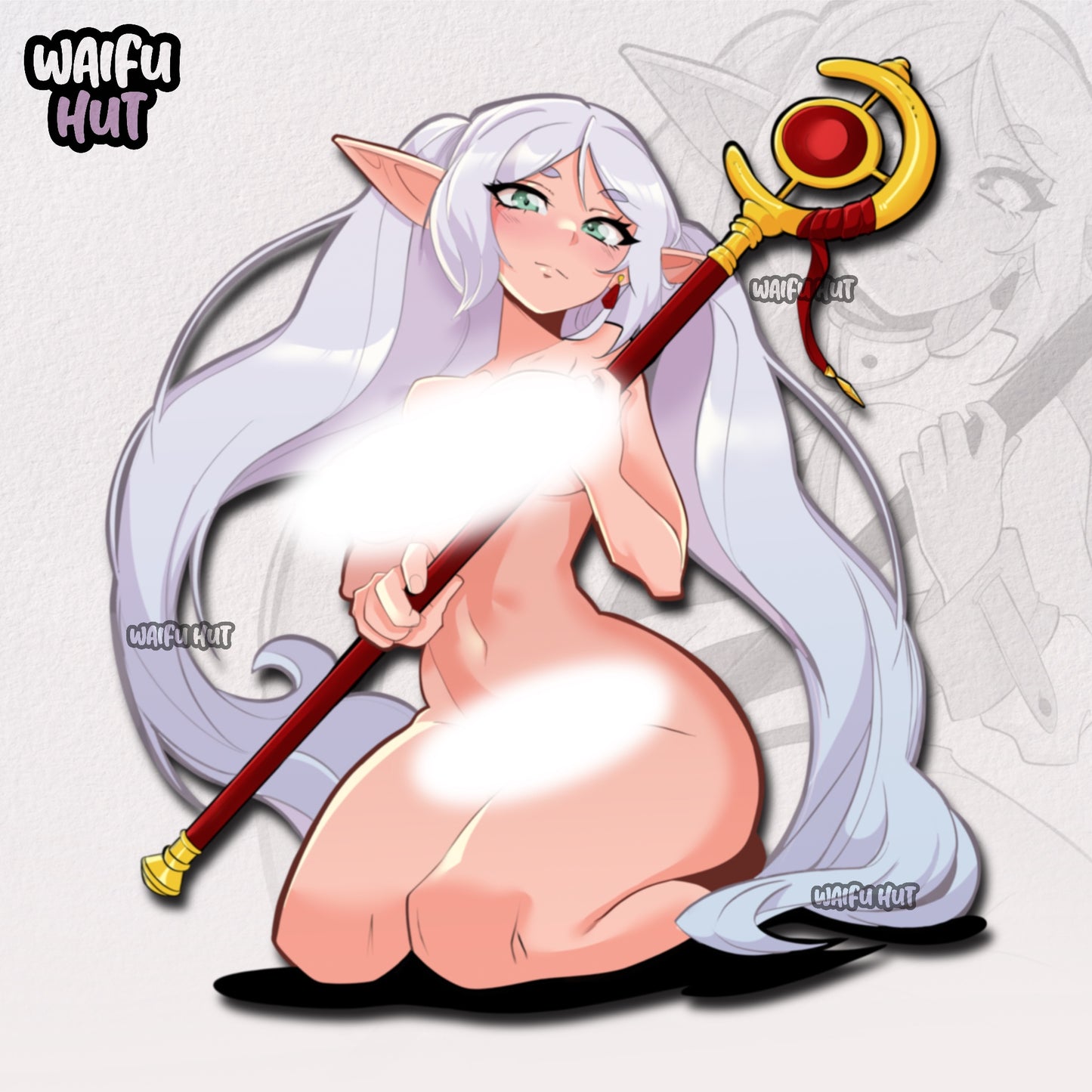 Elf Mage NSFW Sticker