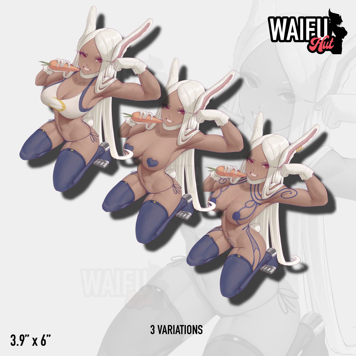 Rabbit Hero Sticker