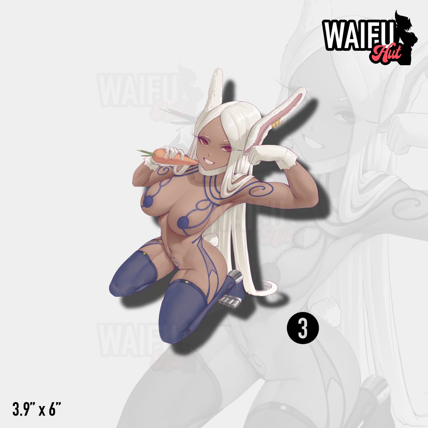 Rabbit Hero Sticker