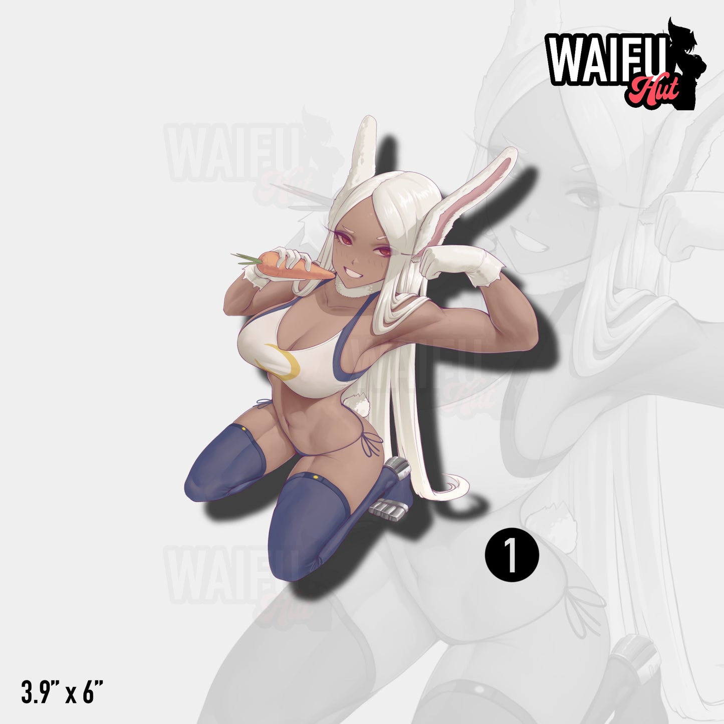 Rabbit Hero Sticker