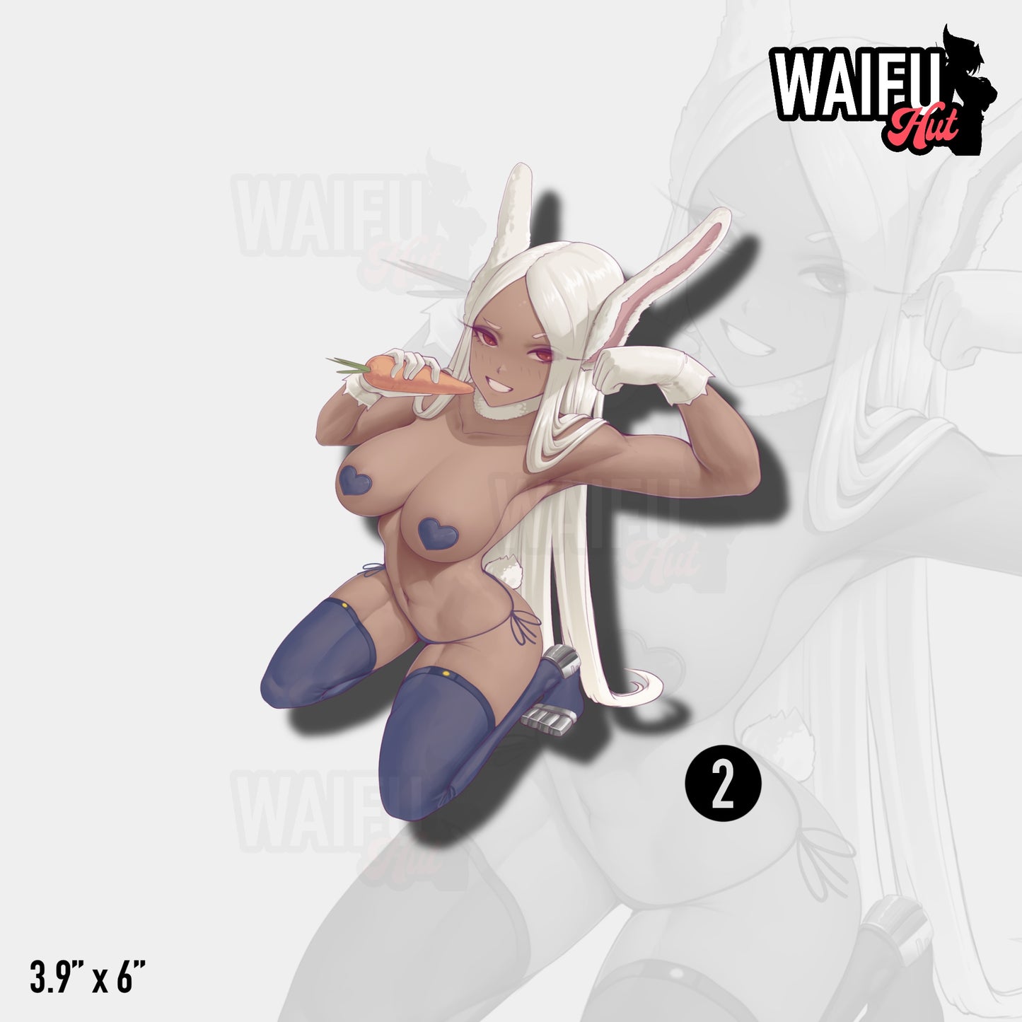 Rabbit Hero Sticker